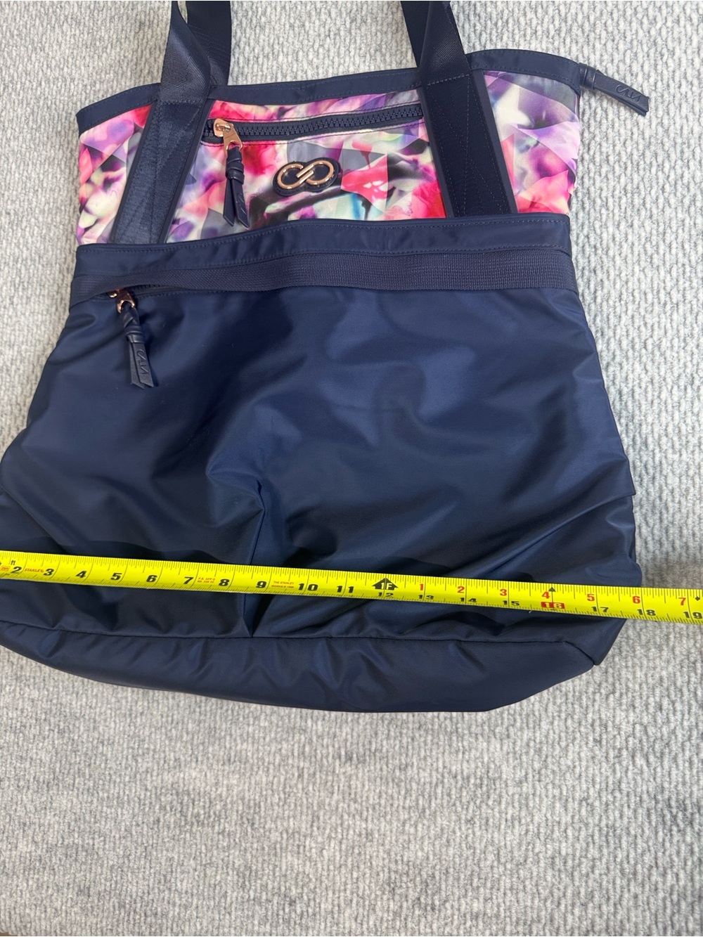 Calia By Carrie Underwood Tote / Travel Nylon Navy Blue - Picture 6 of 12